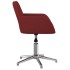 Silla de oficina giratoria tela rojo
