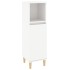 Armario de baño madera contrachapada blanco 30x30x100