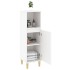 Armario de baño madera contrachapada blanco 30x30x100