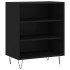 Aparador madera de ingeniería negro 57x35x70