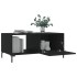 Mesa de centro madera contrachapada negro 90x50x40