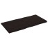 Tablero mesa madera tratada borde vivo marrón 120x60x(2-4)