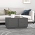 Mesa de centro madera maciza de pino gris 80x50x40