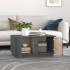 Mesa de centro madera maciza de pino gris 80x50x40