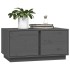 Mesa de centro madera maciza de pino gris 80x50x40