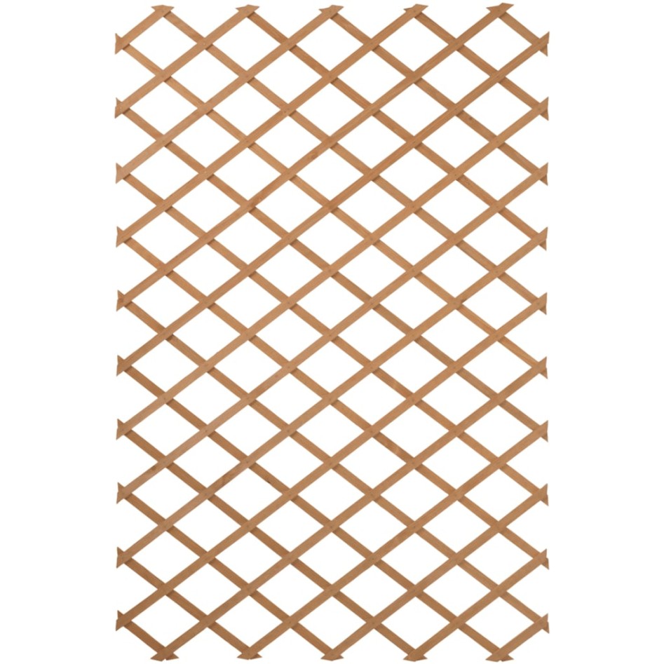 Nature Enrejado de jardín madera marrón 100x300