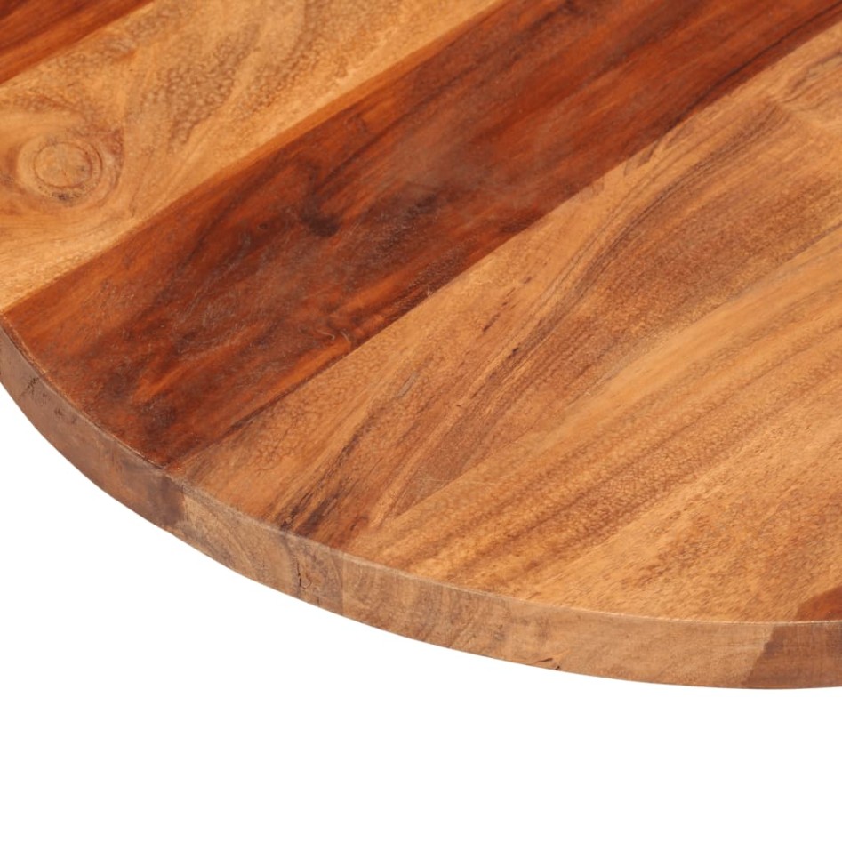 Tablero de mesa redonda madera maciza de acacia 25-27 mm 50