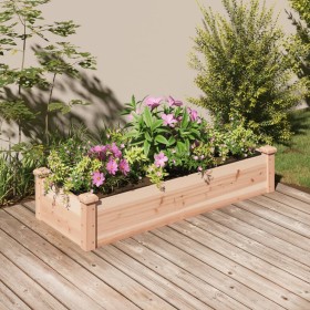 Jardinera arriate con forro madera maciza abeto 120x45x25