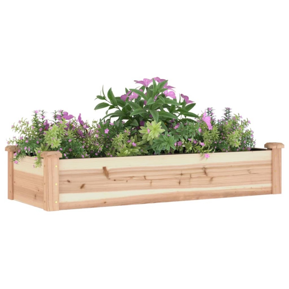 Jardinera arriate con forro madera maciza abeto 120x45x25