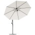 Sombrilla voladiza 3,5 m blanco