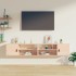 Armarios de pared 2 uds madera maciza de pino 80x30x30