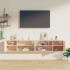 Armarios de pared 2 uds madera maciza de pino 80x30x30
