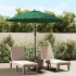 Sombrilla de jardín con palo de aluminio verde 270