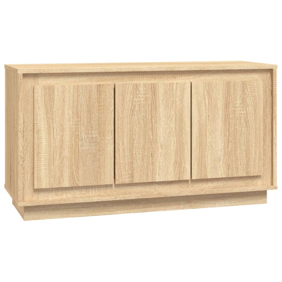 Aparador madera contrachapada roble Sonoma 102x35x55
