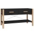 Mueble para TV madera contrachapada negro 82x38x45