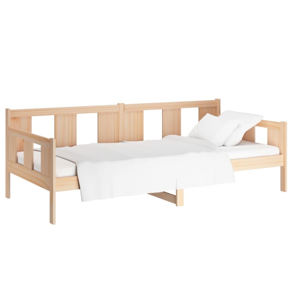 Sofá cama sin colchón madera maciza de pino 90x200