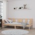 Sofá cama sin colchón madera maciza de pino 90x200