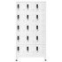 Taquilla de acero blanco 90x40x180