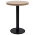 Mesa de bistró MDF marrón claro 60