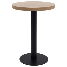 Mesa de bistró MDF marrón claro 60