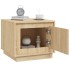 Mesa de centro madera contrachapada roble Sonoma 51x50x44