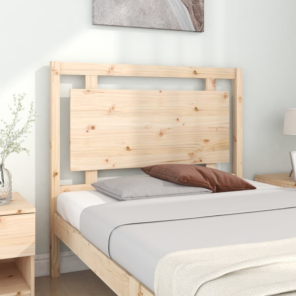 Cabecero de cama madera maciza de pino 105,5x4x100