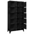 Taquilla de acero negro 90x40x180