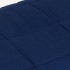Manta con peso tela azul 220x235 cm 11