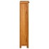 Estantería de 4 niveles de madera maciza de roble 70x22x110