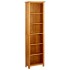 Estantería de 6 niveles madera maciza de roble 52x22x180