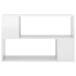 Librería de madera contrachapada blanco brillante 100x24x63
