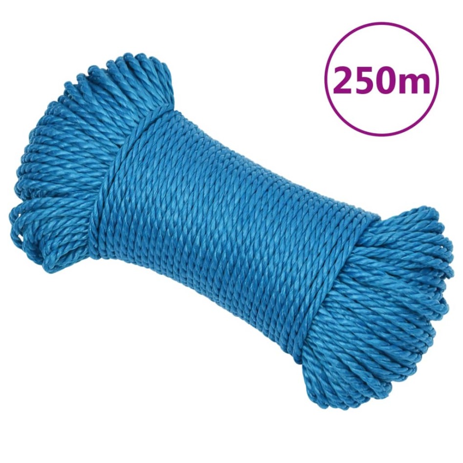Cuerda de trabajo polipropileno azul 8 mm 250