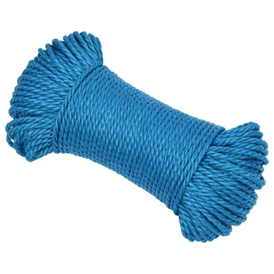 Cuerda de trabajo polipropileno azul 8 mm 250
