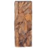 Mesa auxiliar de madera maciza de teca 30x30x80