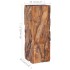 Mesa auxiliar de madera maciza de teca 30x30x80