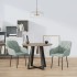 Sillas de comedor 2 unidades terciopelo gris