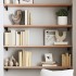 Estante de pared madera roble tratada marrón claro 100x30x2