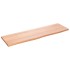 Estante de pared madera roble tratada marrón claro 100x30x2