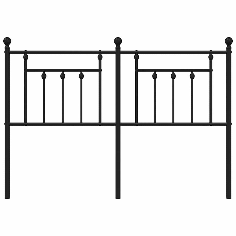 Cabecero de metal negro 150