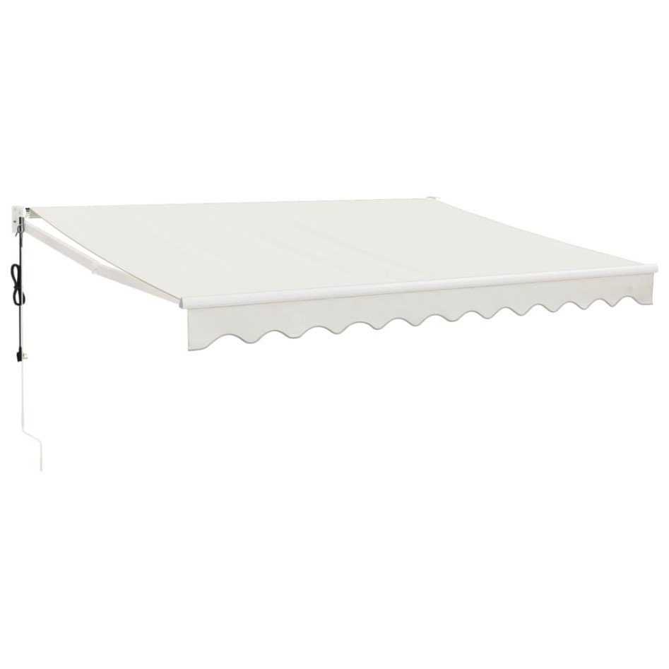Toldo retráctil automático color crema 3x2,5