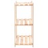 Estantería almacenaje 3 niveles madera pino maciza 150