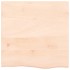 Estante de pared madera maciza de roble sin tratar 60x60x2