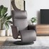 Sillón reclinable con reposapiés cuero sintético