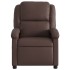 Sillón reclinable de cuero sintético