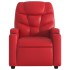 Sillón reclinable de cuero sintético