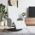 Sillón reclinable masaje con reposapiés cuero sintético
