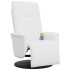 Sillón reclinable masaje con reposapiés cuero sintético