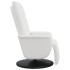 Sillón reclinable masaje con reposapiés cuero sintético