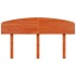Cabecero de cama madera maciza de pino marrón cera 140