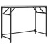 Escritorio madera ingeniería y acero Sonoma gris 100x45x76